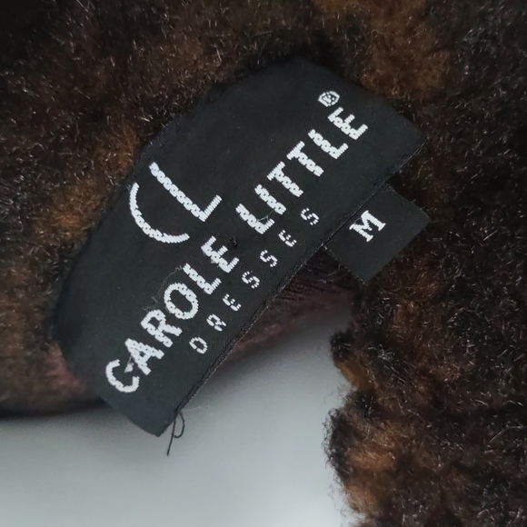 CAROLE LITTLE DRESSES LADIES VINTAGE GOLD BUTTON CARDIGAN LUXURY SWEATER - Picture 16 of 17